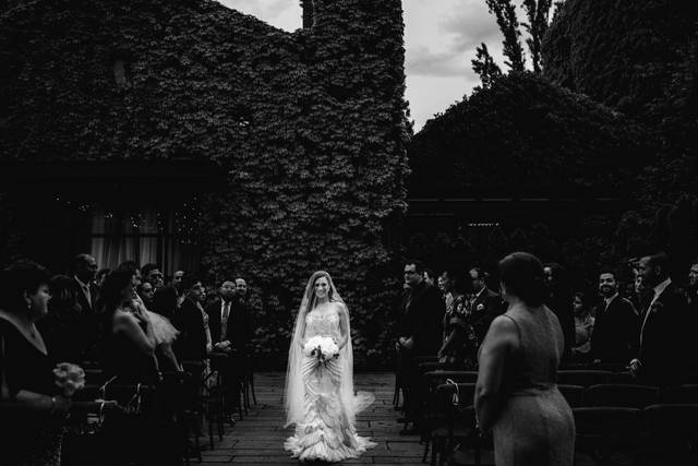 The bride in white