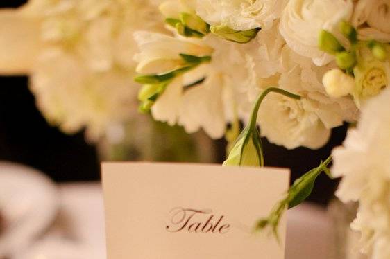 Table numbers