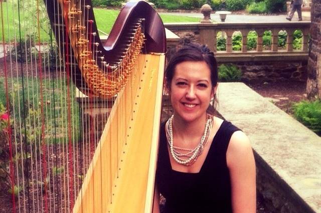 Sarah Javaux, Harpist