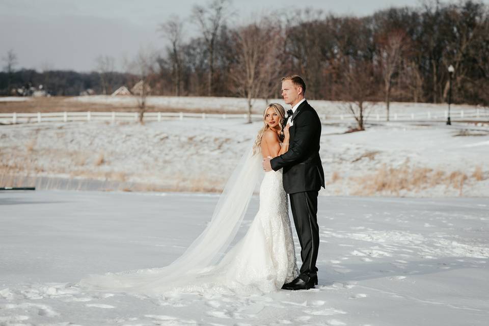 Tarissa + Tyler Winter Wedding