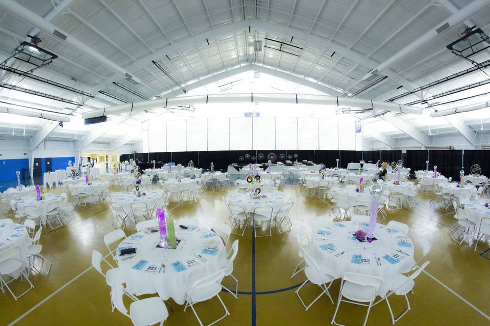 SHU Fieldhouse for fundraising event