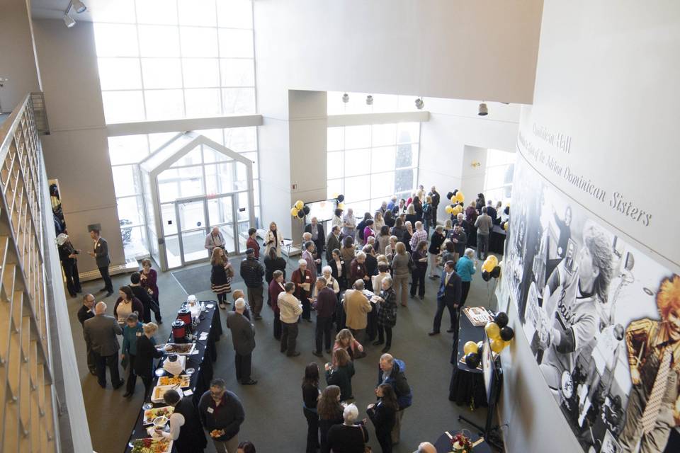 Atrium outside small auditorium