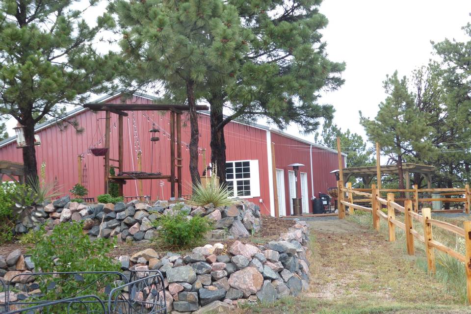 Pathway to the barn