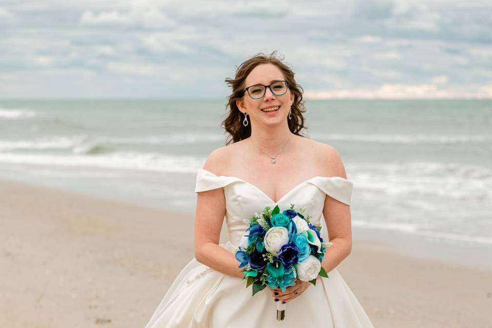 Bride hair and makeup