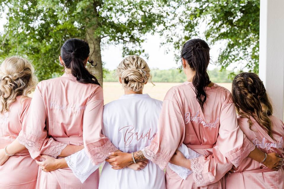 Wedding Day hair and makeup