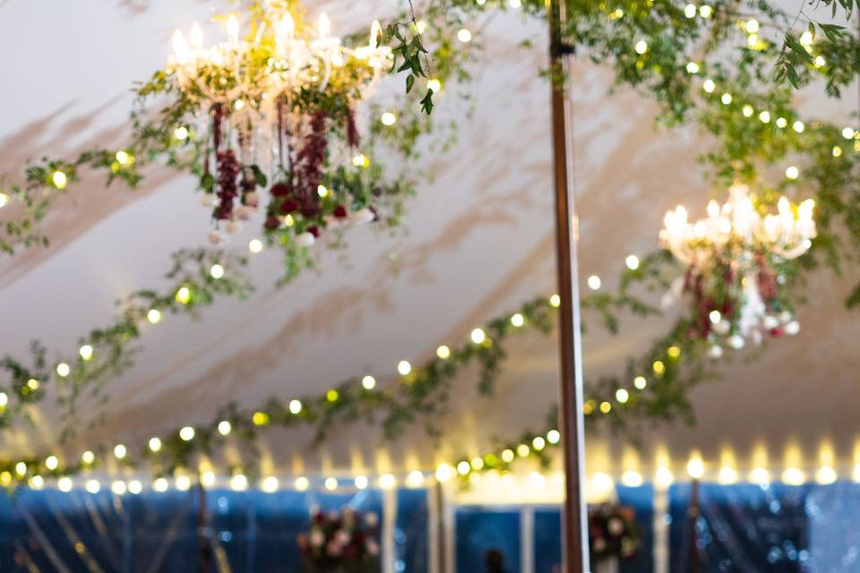 Reception tent