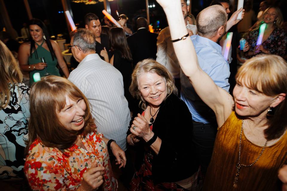 Family dancing