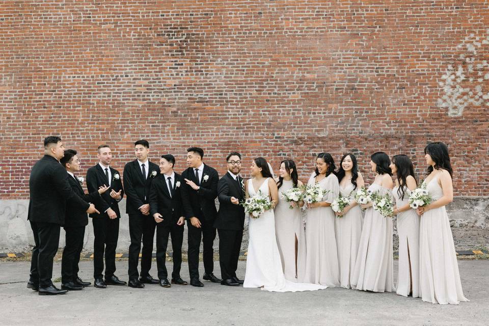 Groomsmen group photo