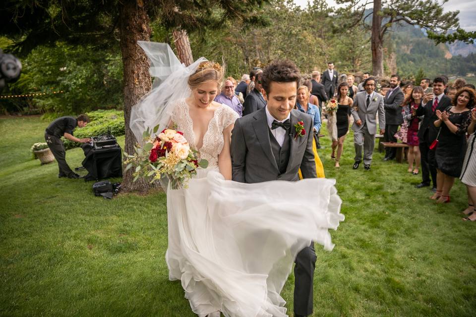 Hood River Wedding group photo