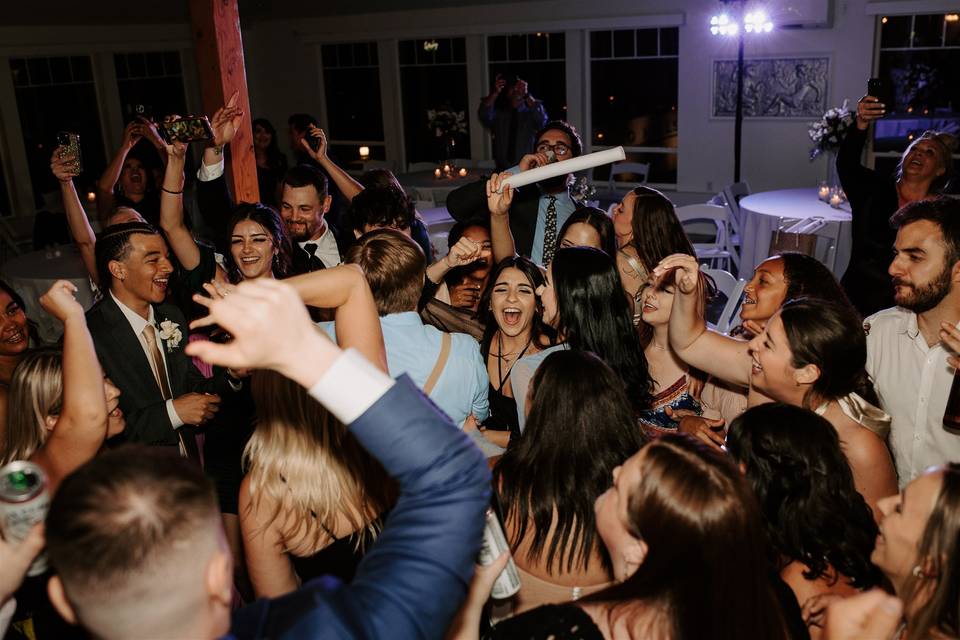 Family dancing