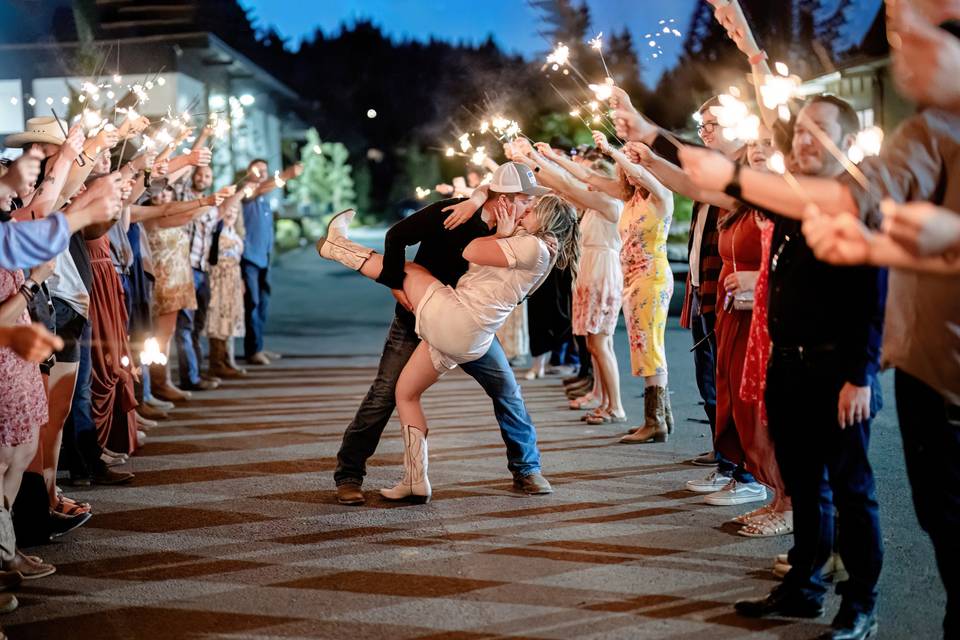 Bride at The Butler Barn