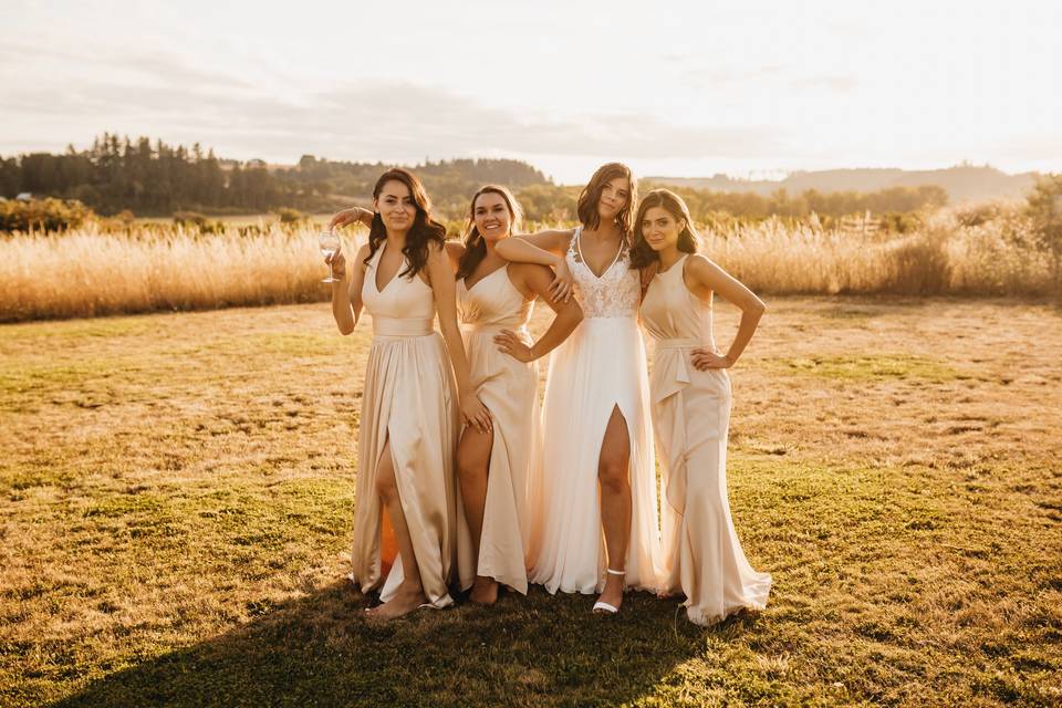 Oregon Wedding Sunset Photos