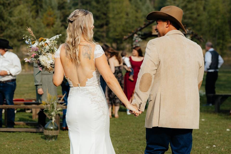Swan wedding