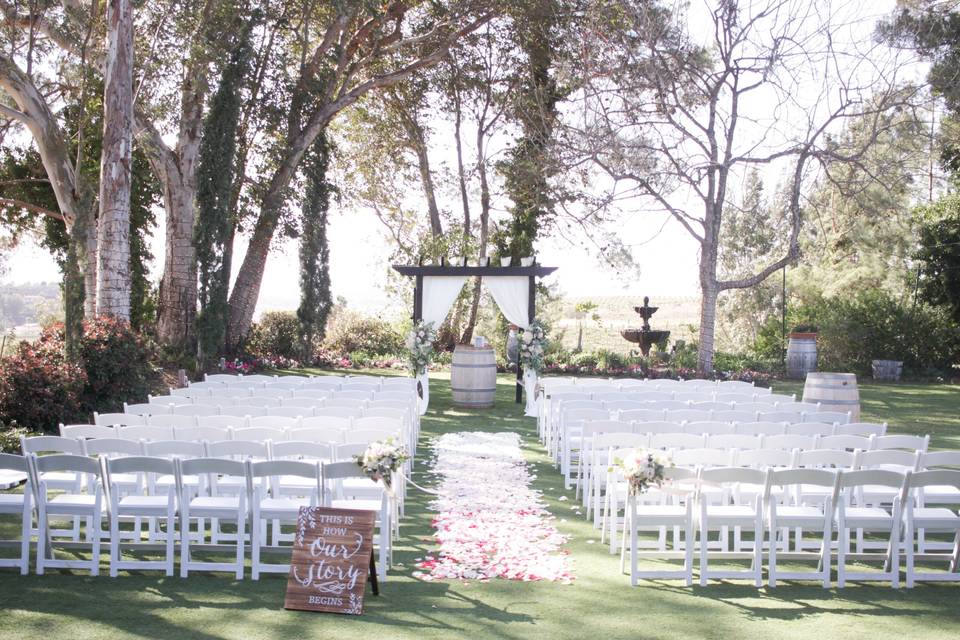 Outdoor reception