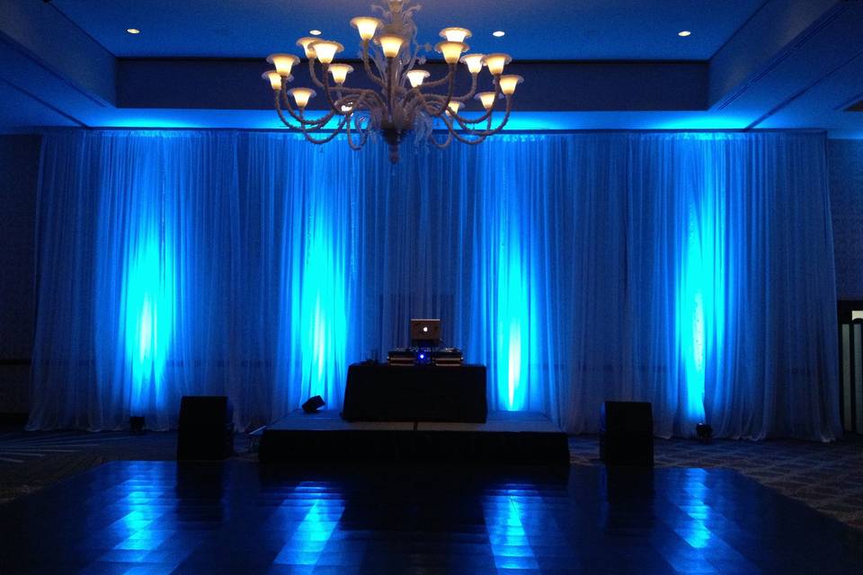 Blue lighting