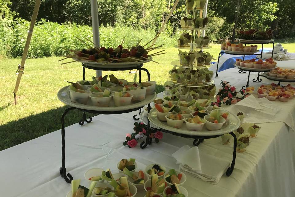 Fresh fruit appetizers