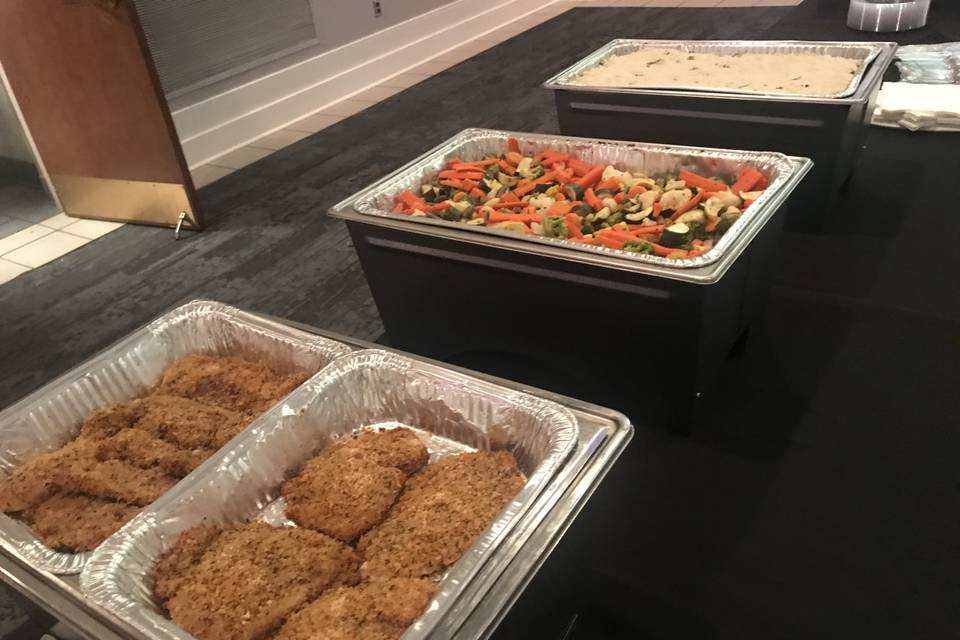 Walnut parmesan crusted chicke