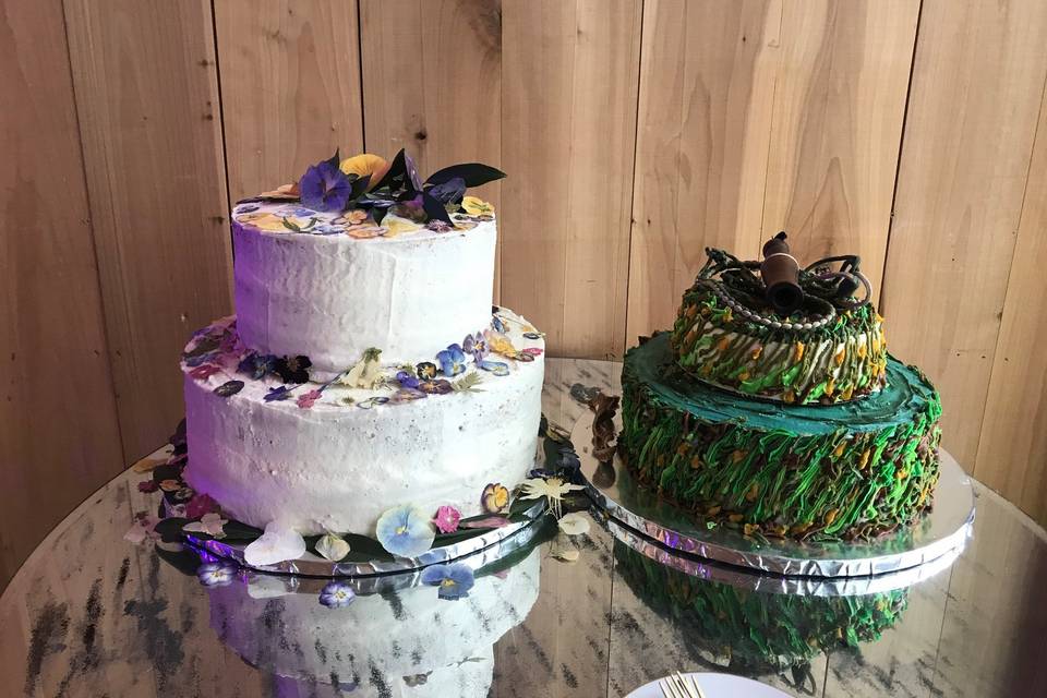 Wedding cake+ duck hunting