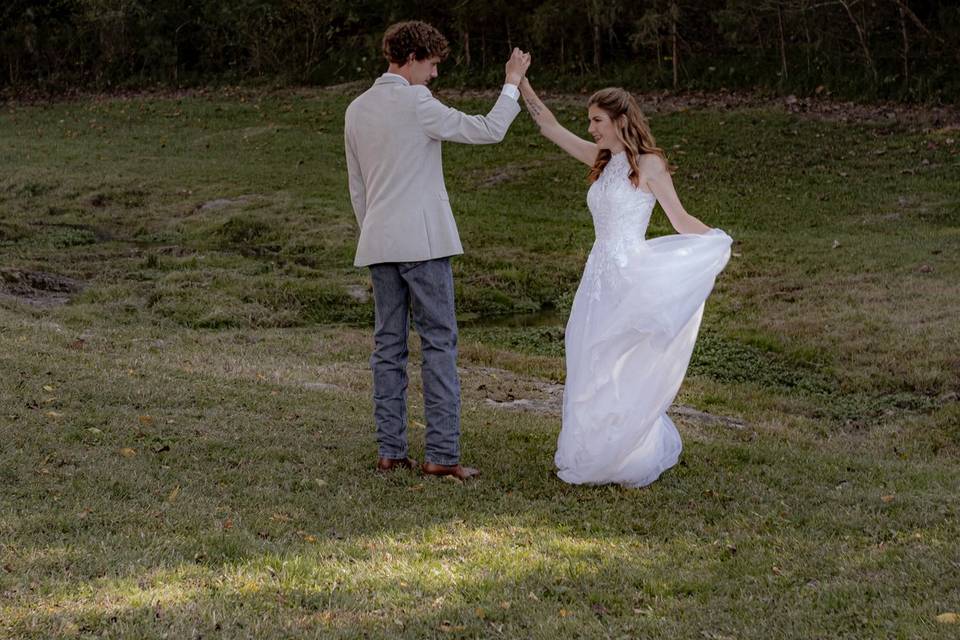 Bride and groom