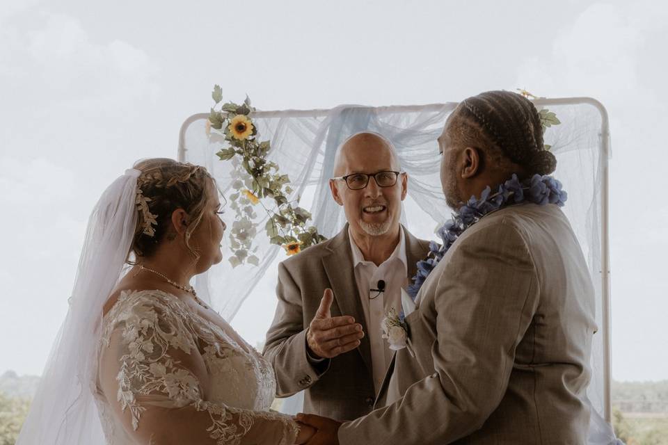 Pastor talks