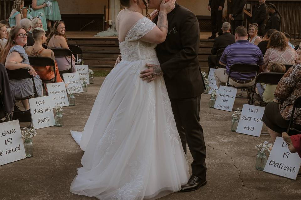 The first kiss