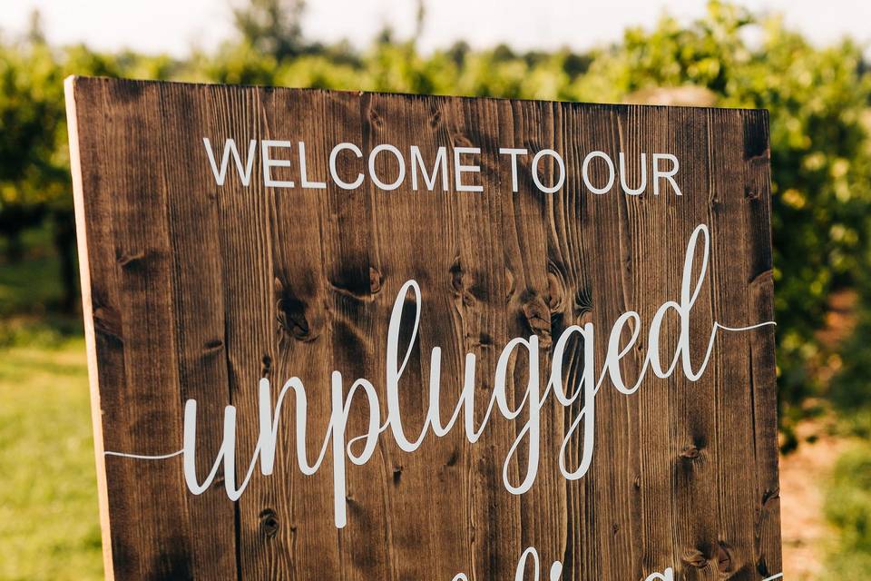 Unplugged Wedding