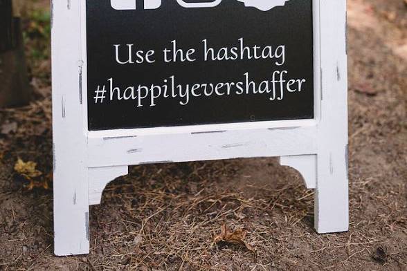 Hashtag sign