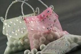 SEQUINED BRIDAL PURSE FAVOR