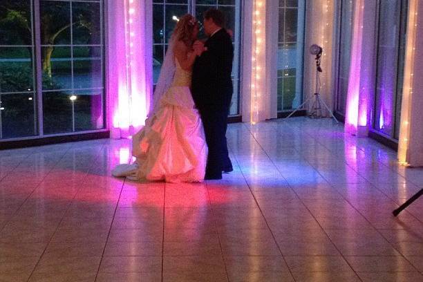 Couple dancing