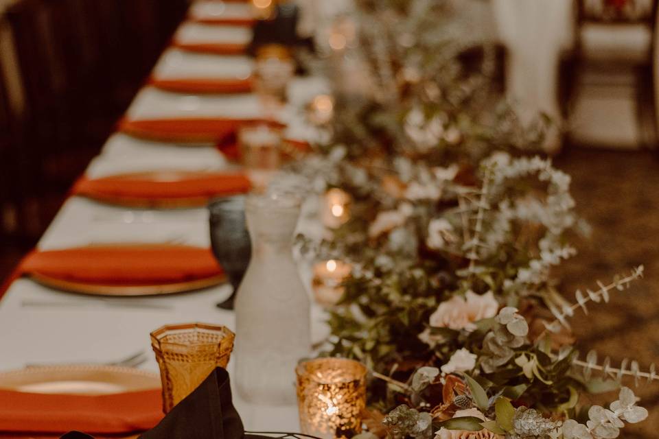 Fall Inspired Head Table