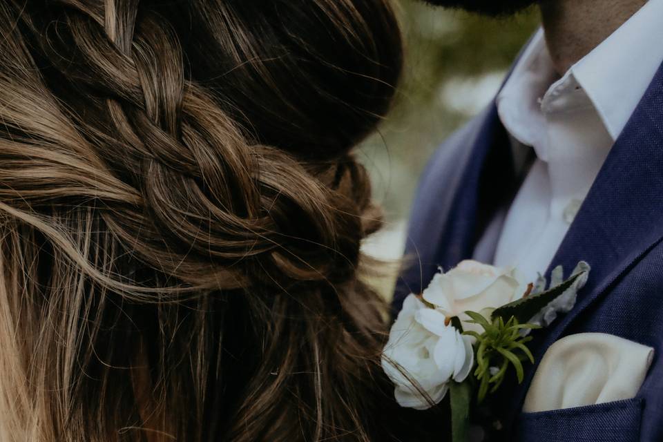 Bridal Updo with Braid