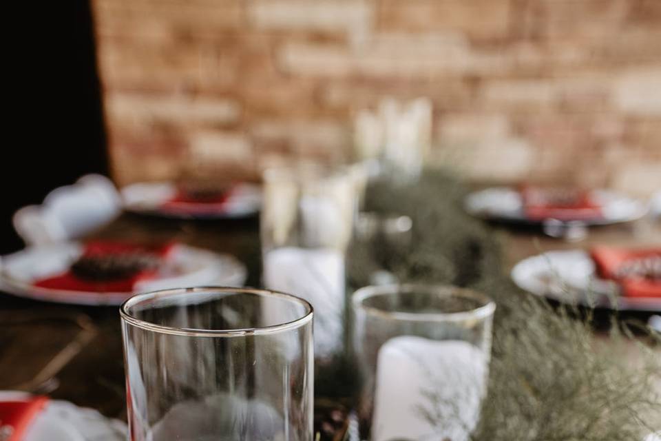 Winter Table Runner