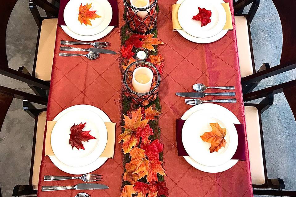 Autumn Table Display