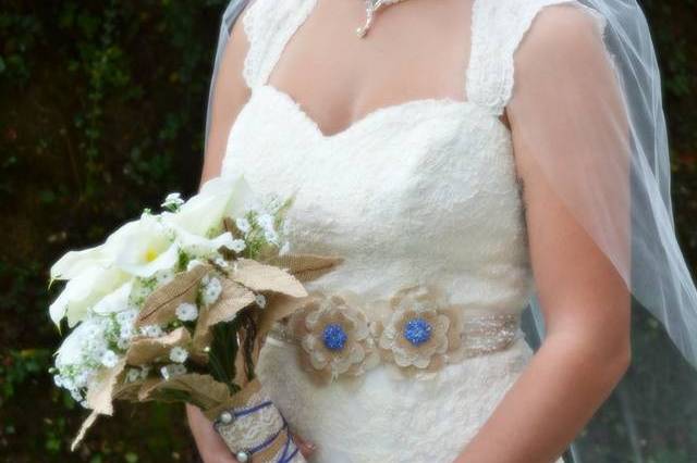 Bride in veil