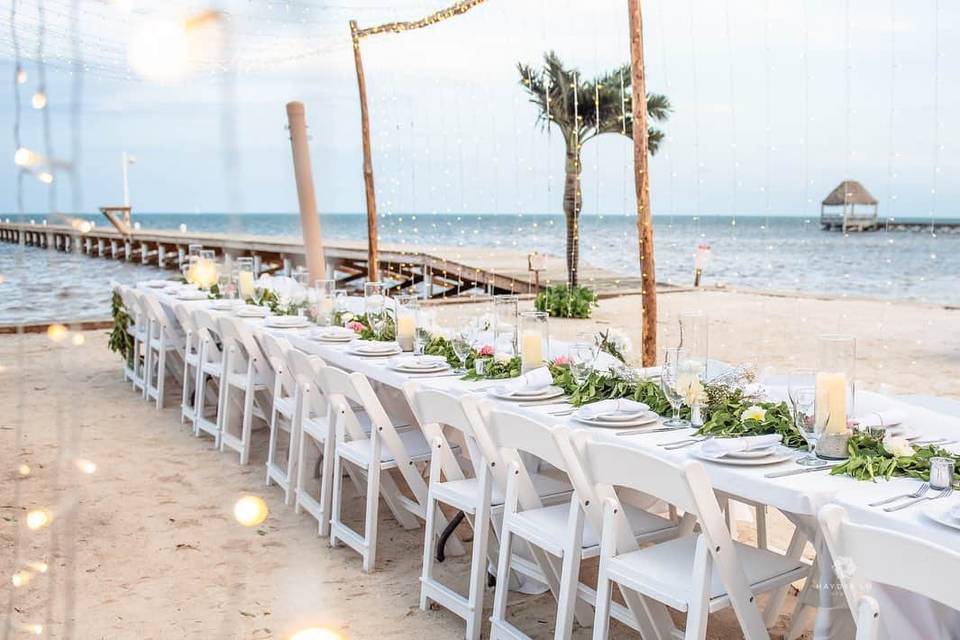 Perfect wedding on the beach