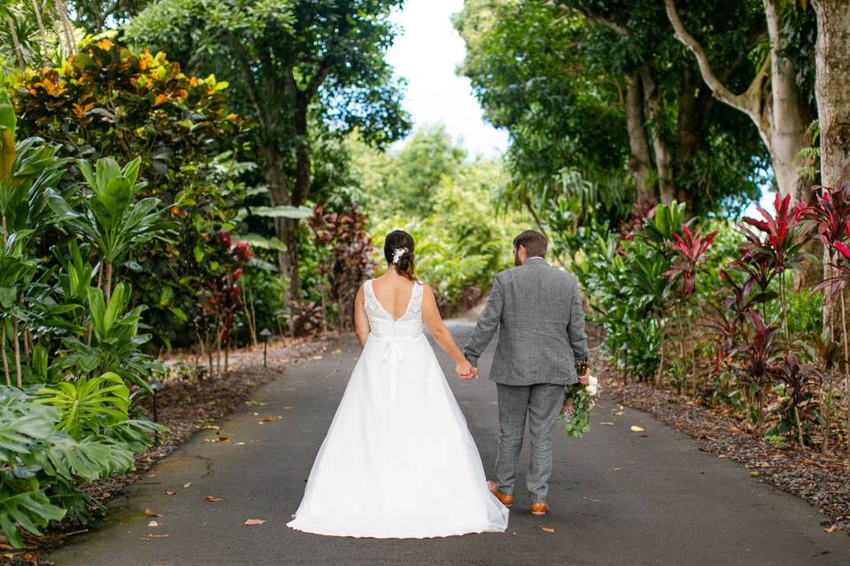 Holualoa Inn Driveway