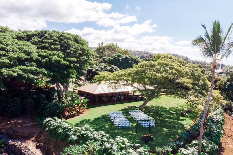 Aerial view of Pavilion