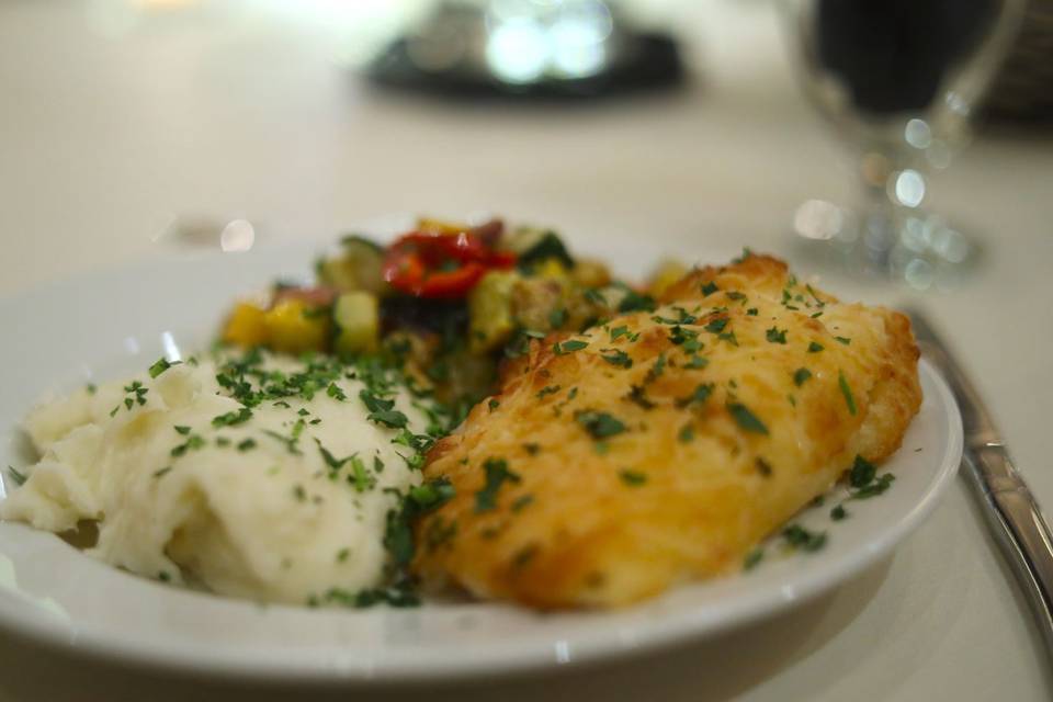 Parmesan Crusted Chicken Dish