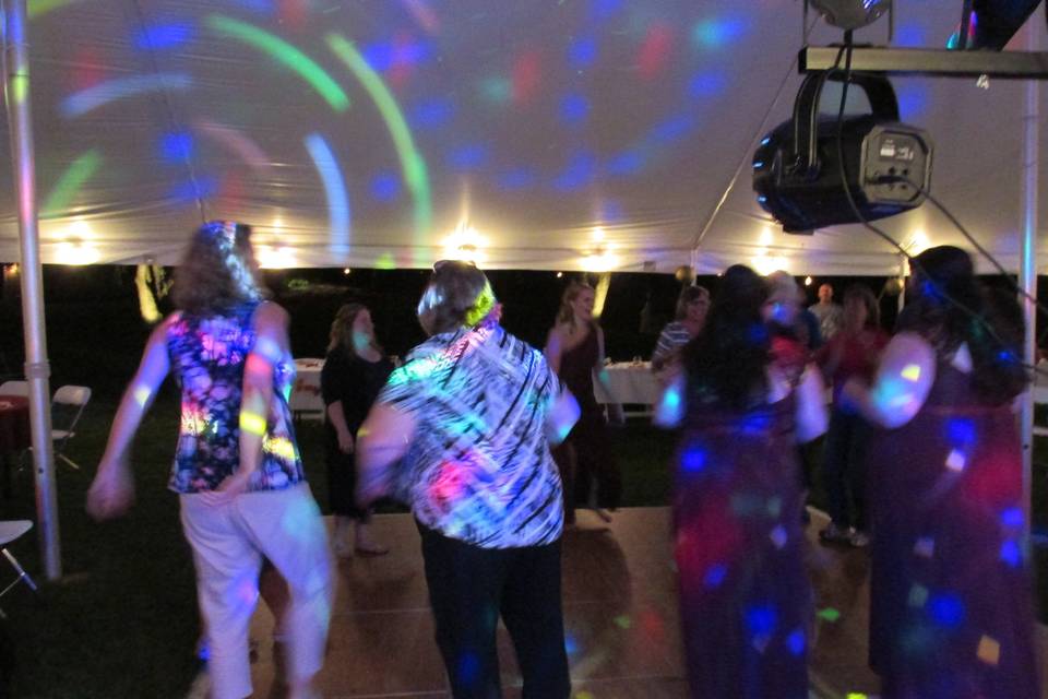 Wedding dance floor