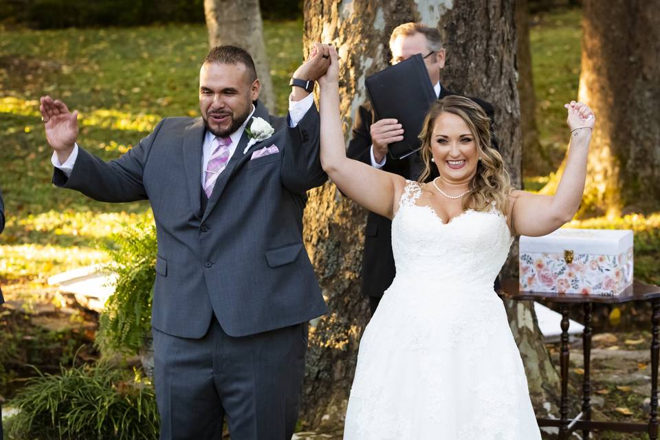 Perfect elopement moment