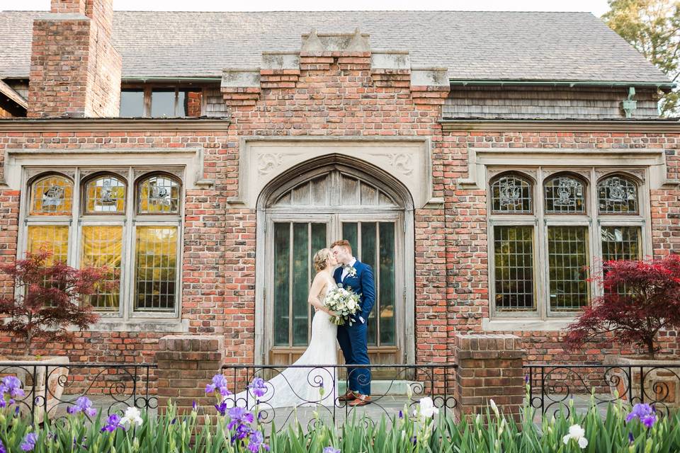 Front of the mansion