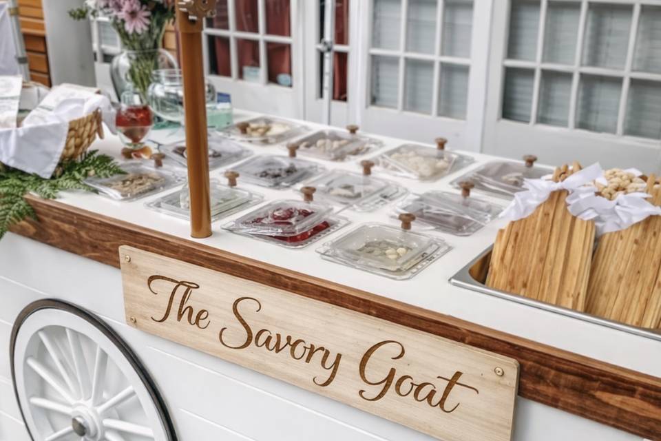 The Savor Goat Charcuterie Bar