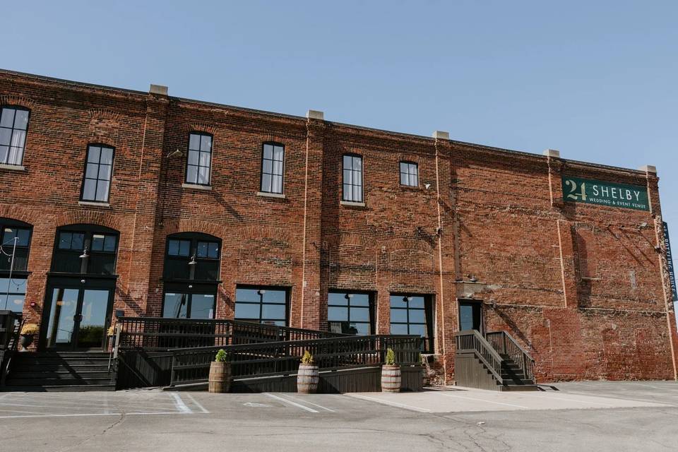 Historic 1898 brick venue exterior