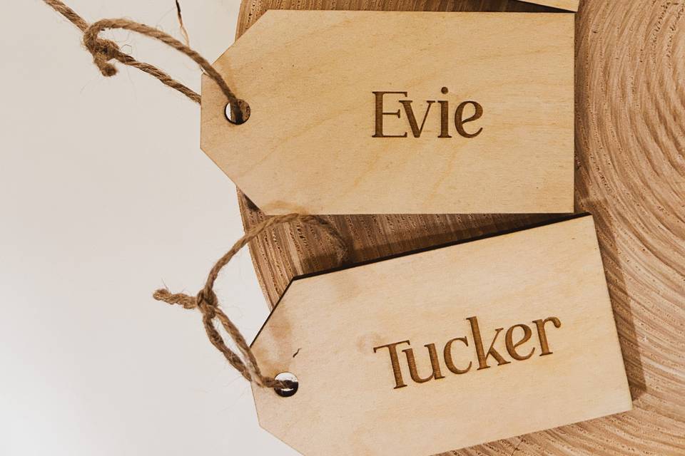 Custom Wooden Gift Tags