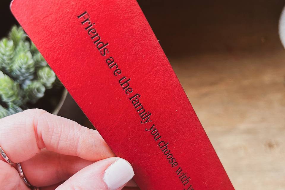 Love Quote Bookmark