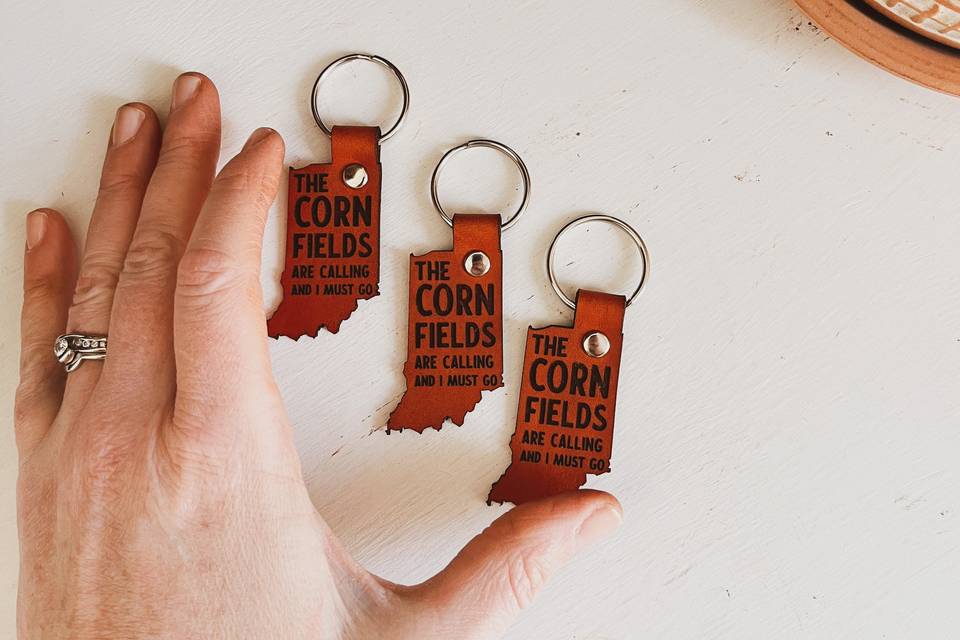 Indiana Keychain