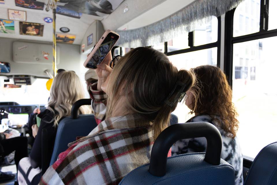 Inside the VERY Nashville van