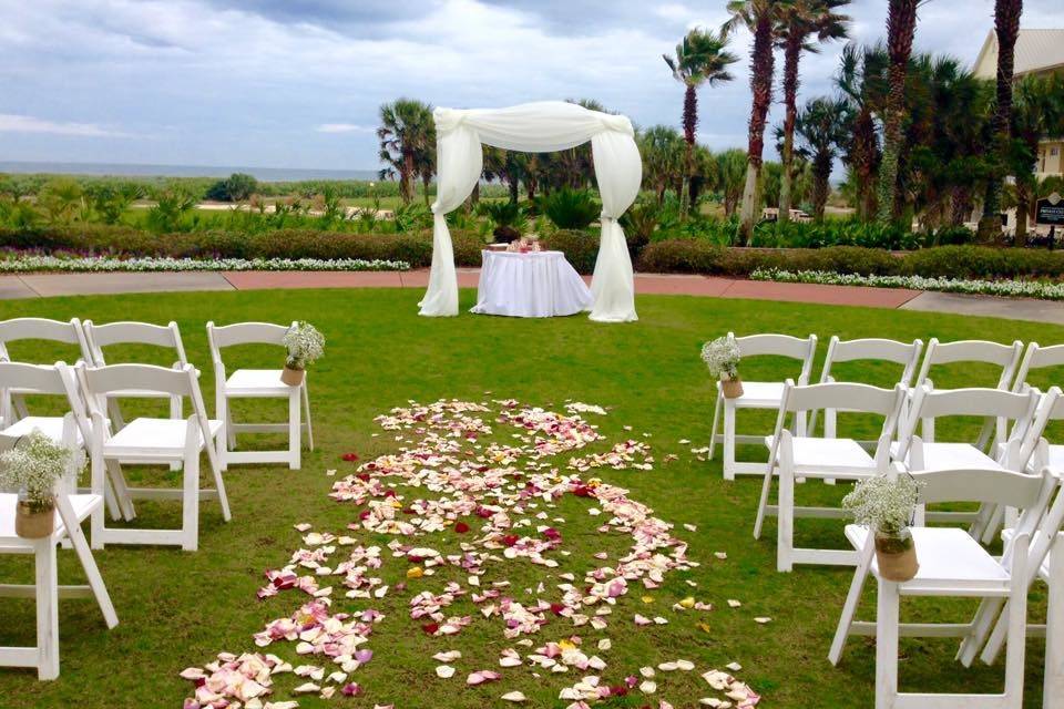 Wedding ceremony stage​