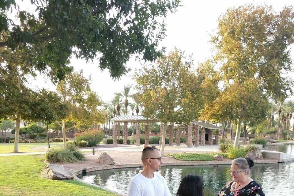 Casual Wedding in the Park