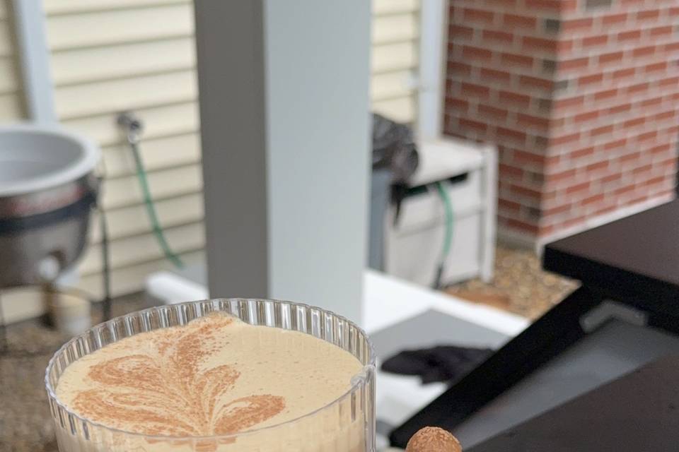 Espresso yini/tiramisu ball
